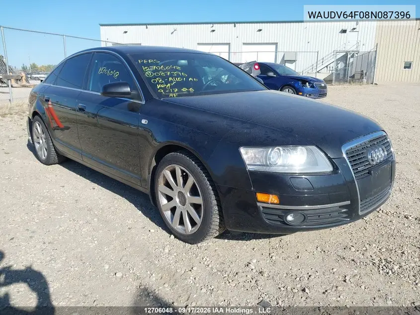 AUDI A6 2008, VIN WAUDV64F08N087396