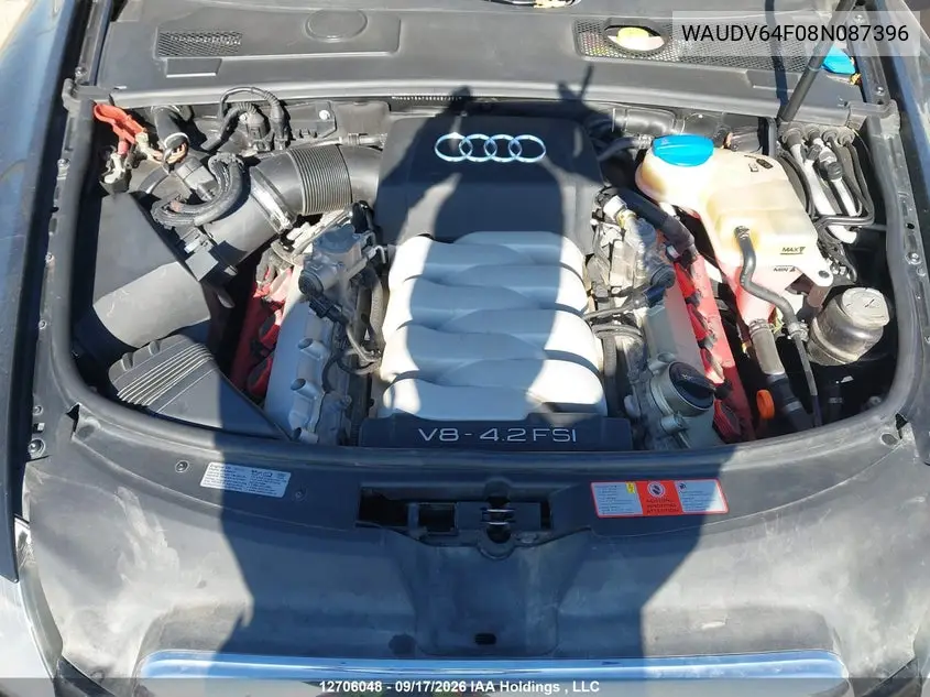 2008 AUDI A6 VIN WAUDV64F08N087396 — фото 10