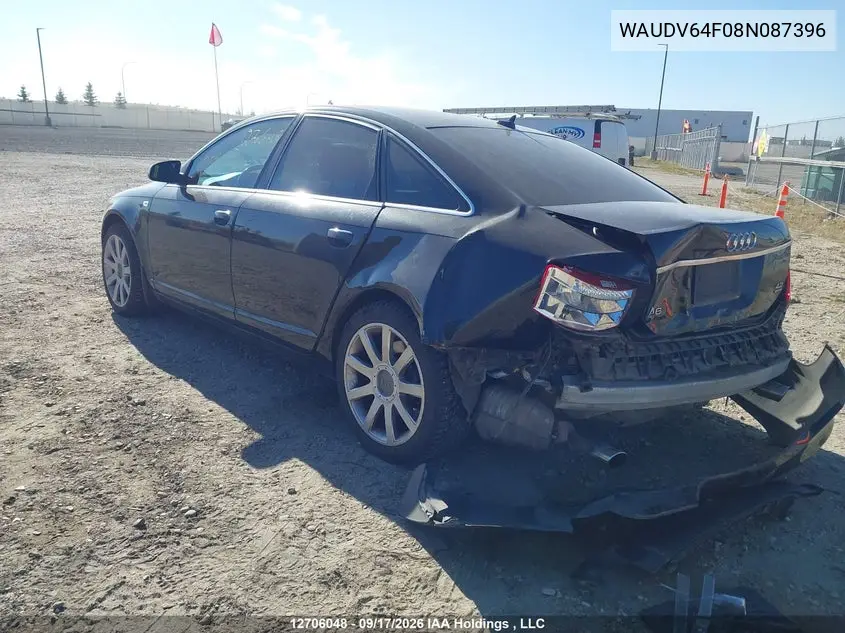 2008 AUDI A6 VIN WAUDV64F08N087396 — фото 3