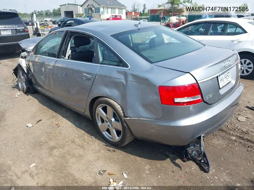 2008 AUDI A6 VIN WAUDH74F78N172586 — фото 3