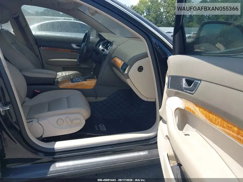 2010 AUDI A6 VIN WAUFGAFBXAN055366 — фото 5