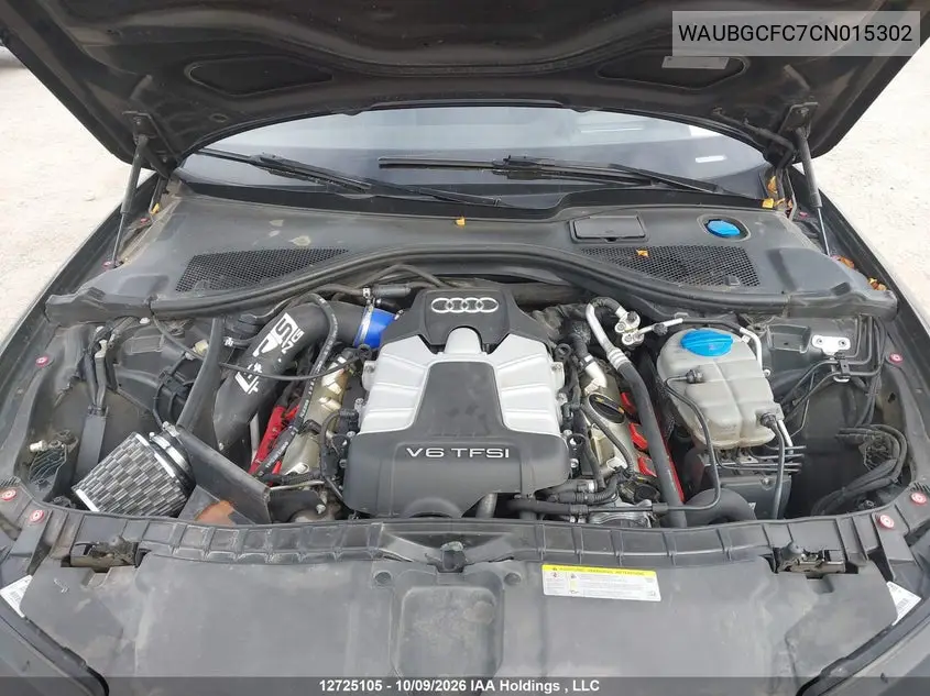 2012 AUDI A6 VIN WAUBGCFC7CN015302 — фото 10
