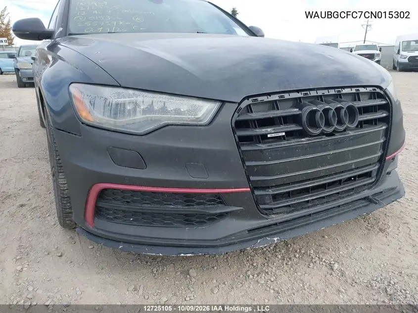 2012 AUDI A6 VIN WAUBGCFC7CN015302 — фото 12