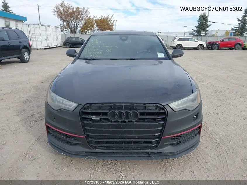 2012 AUDI A6 VIN WAUBGCFC7CN015302 — фото 13