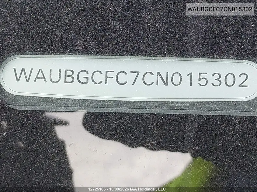 2012 AUDI A6 VIN WAUBGCFC7CN015302 — фото 19