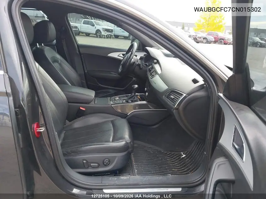 2012 AUDI A6 VIN WAUBGCFC7CN015302 — фото 5