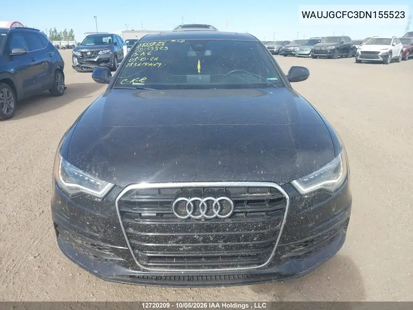 2013 AUDI A6 VIN WAUJGCFC3DN155523 — фото 12