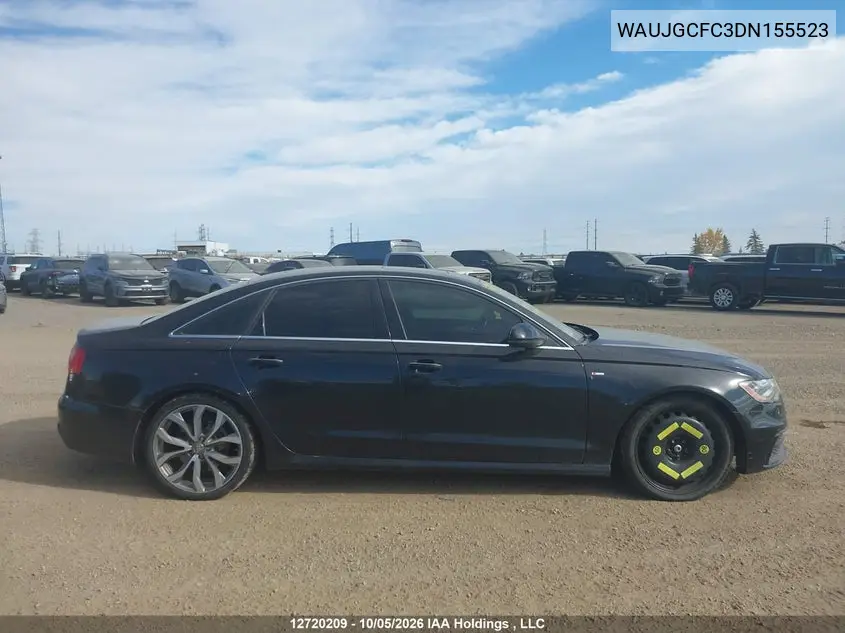 2013 AUDI A6 VIN WAUJGCFC3DN155523 — фото 13