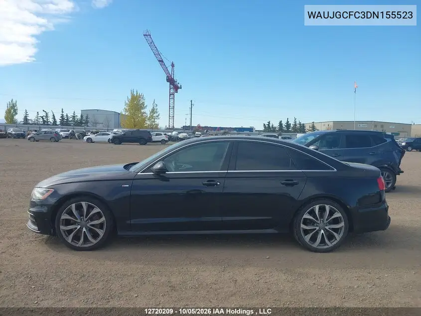2013 AUDI A6 VIN WAUJGCFC3DN155523 — фото 14