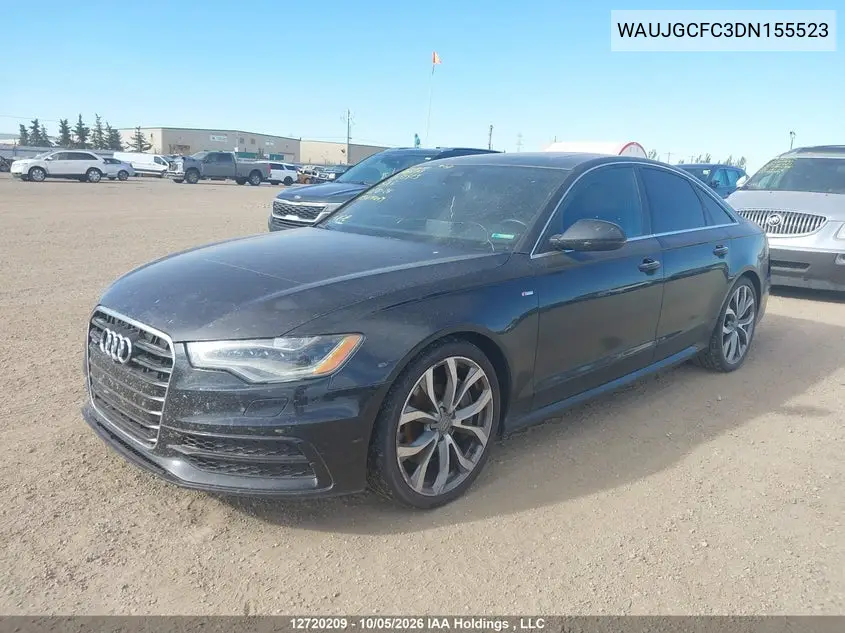 2013 AUDI A6 VIN WAUJGCFC3DN155523 — фото 2