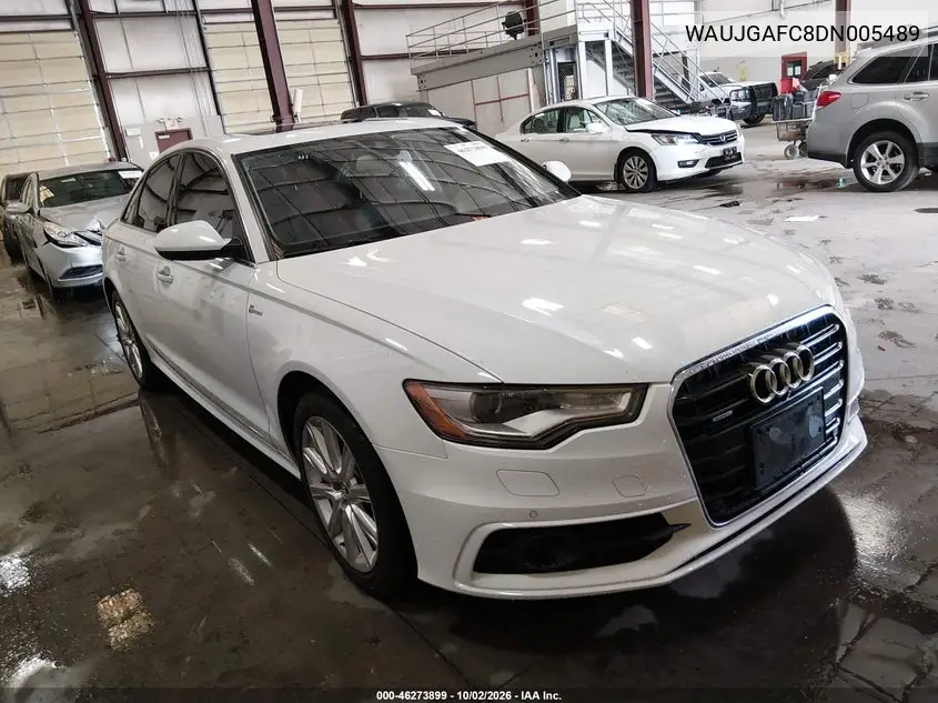 AUDI A6 2013, VIN WAUJGAFC8DN005489