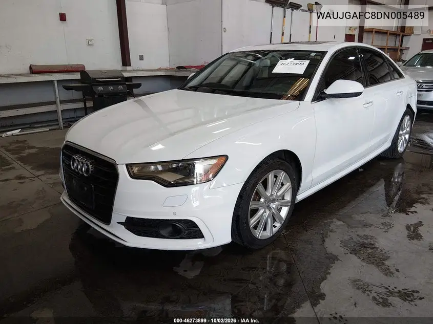 2013 AUDI A6 VIN WAUJGAFC8DN005489 — фото 2