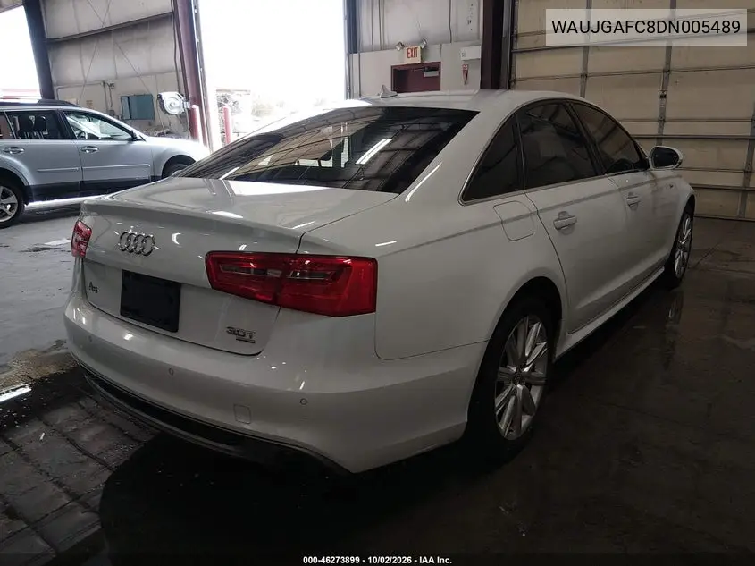2013 AUDI A6 VIN WAUJGAFC8DN005489 — фото 4