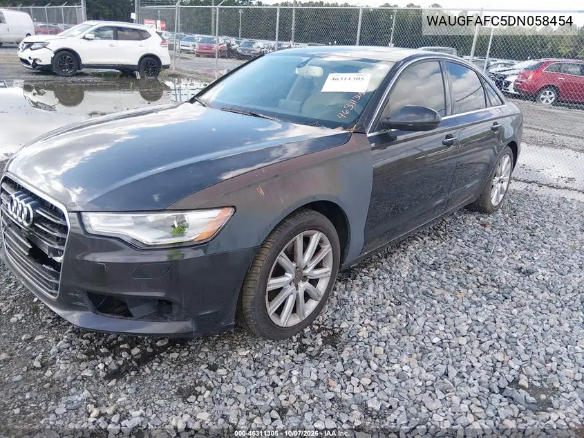 2013 AUDI A6 VIN WAUGFAFC5DN058454 — фото 2