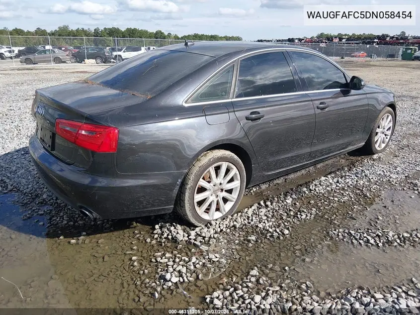 2013 AUDI A6 VIN WAUGFAFC5DN058454 — фото 4