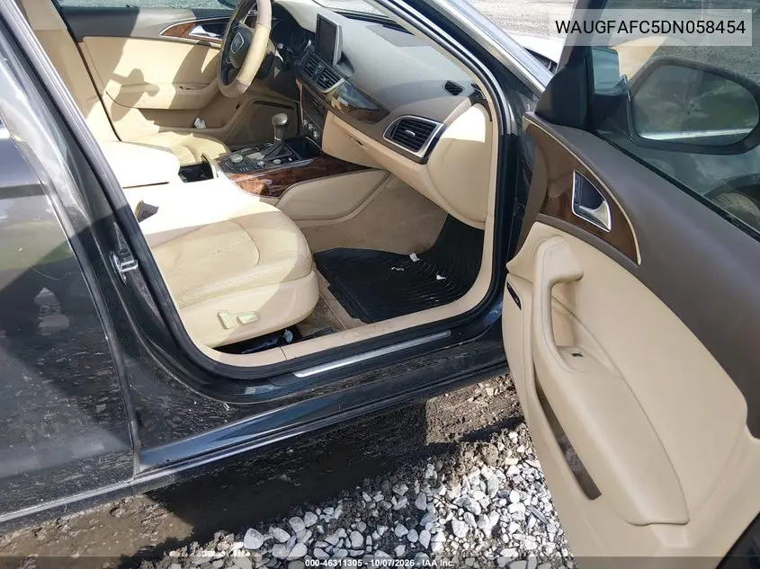 2013 AUDI A6 VIN WAUGFAFC5DN058454 — фото 5