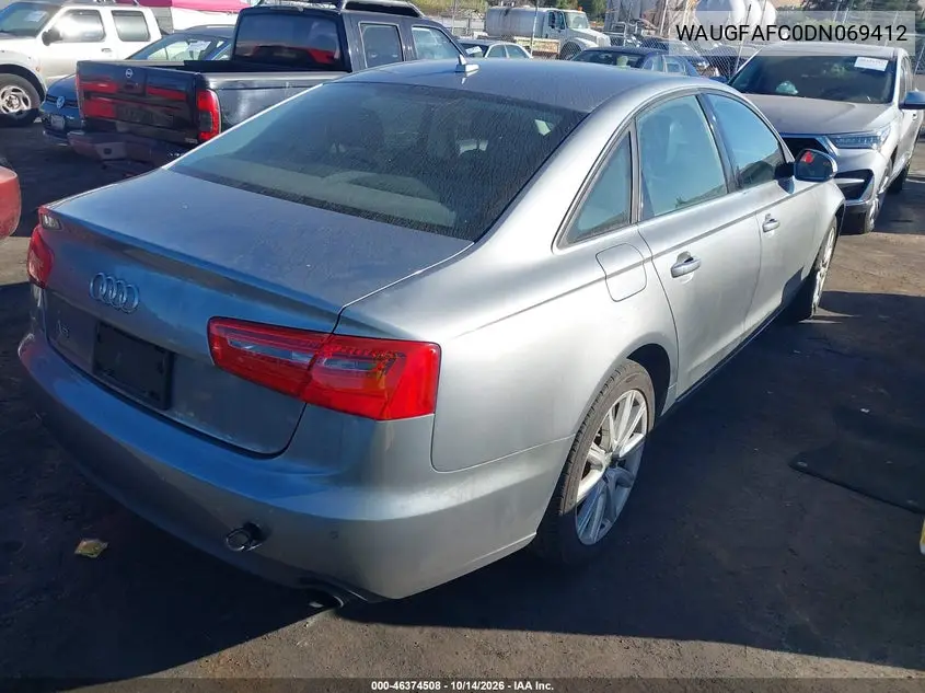 2013 AUDI A6 VIN WAUGFAFC0DN069412 — фото 4