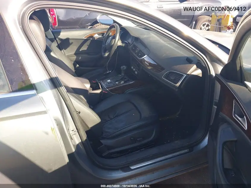 2013 AUDI A6 VIN WAUGFAFC0DN069412 — фото 5