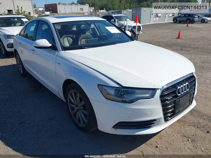 AUDI A6 2013, VIN WAUGGAFC5DN144313