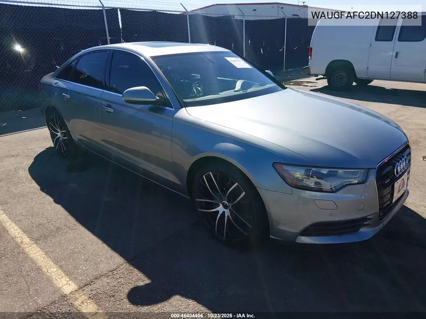 AUDI A6 2013, VIN WAUGFAFC2DN127388
