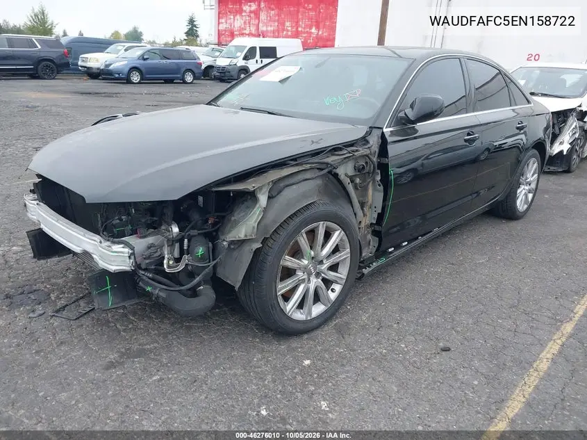 2014 AUDI A6 VIN WAUDFAFC5EN158722 — фото 2