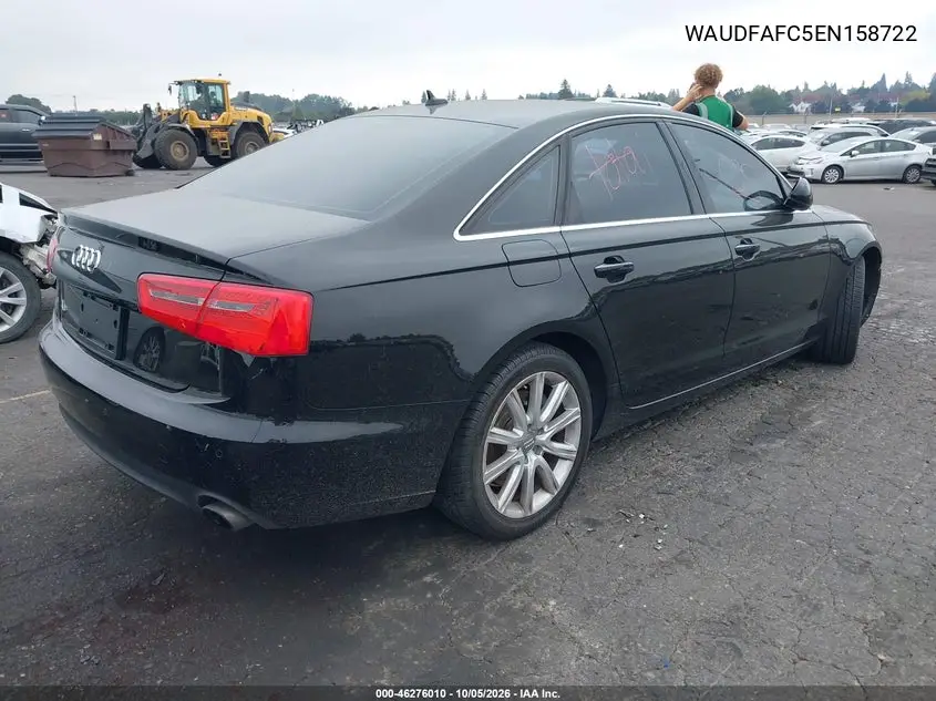 2014 AUDI A6 VIN WAUDFAFC5EN158722 — фото 4