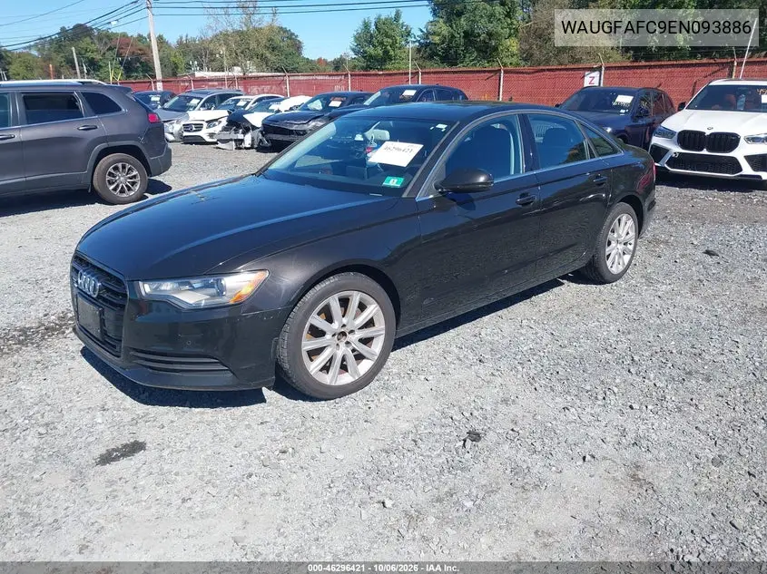 2014 AUDI A6 VIN WAUGFAFC9EN093886 — фото 2