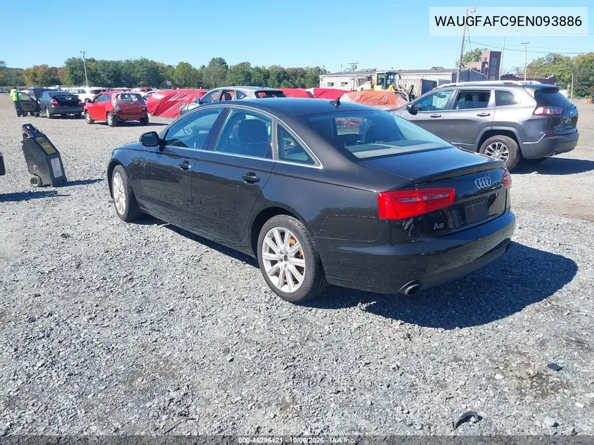 2014 AUDI A6 VIN WAUGFAFC9EN093886 — фото 3
