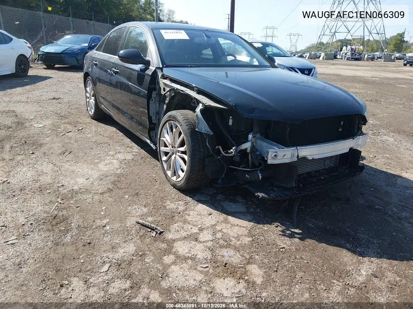 AUDI A6 2014, VIN WAUGFAFC1EN066309