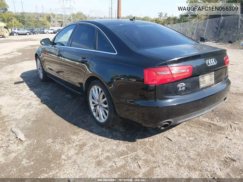 2014 AUDI A6 VIN WAUGFAFC1EN066309 — фото 3