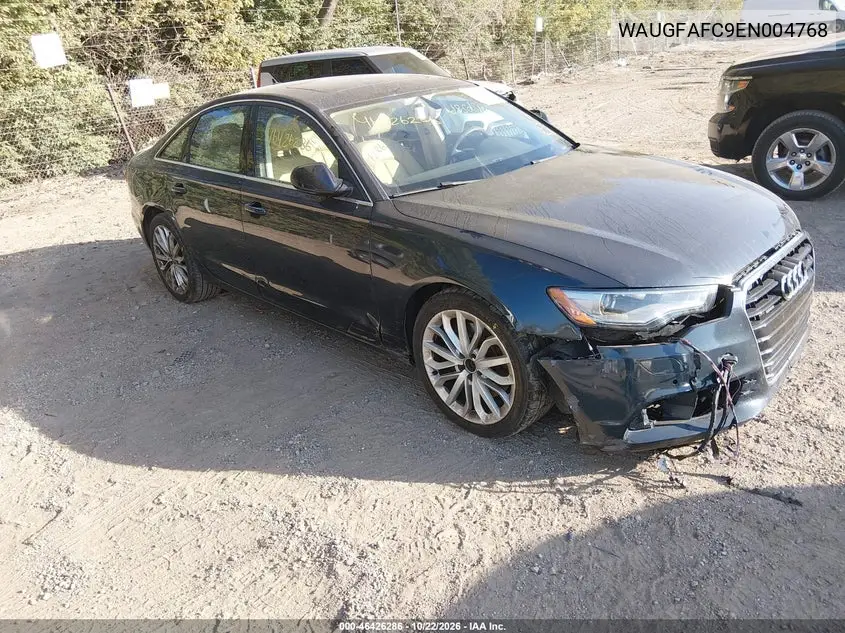 AUDI A6 2014, VIN WAUGFAFC9EN004768