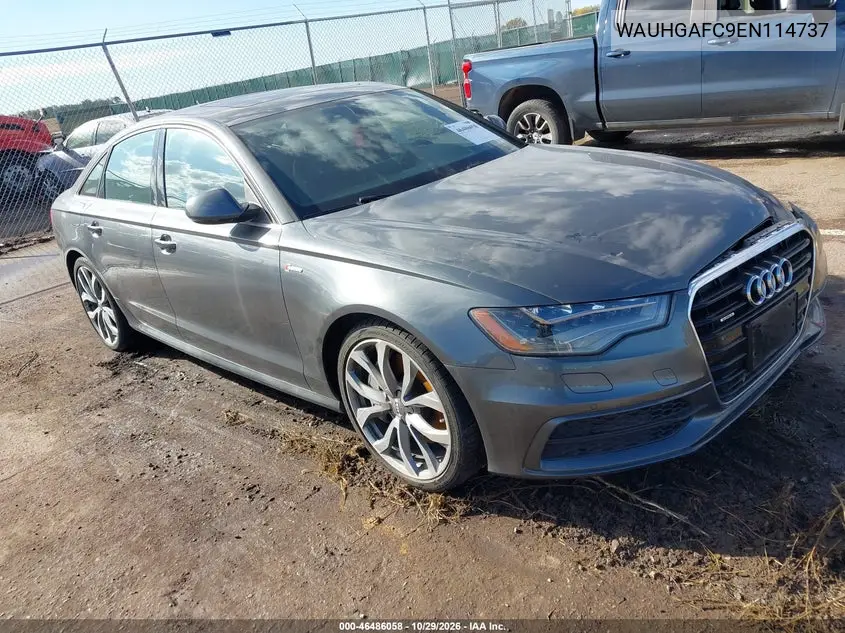 AUDI A6 2014, VIN WAUHGAFC9EN114737