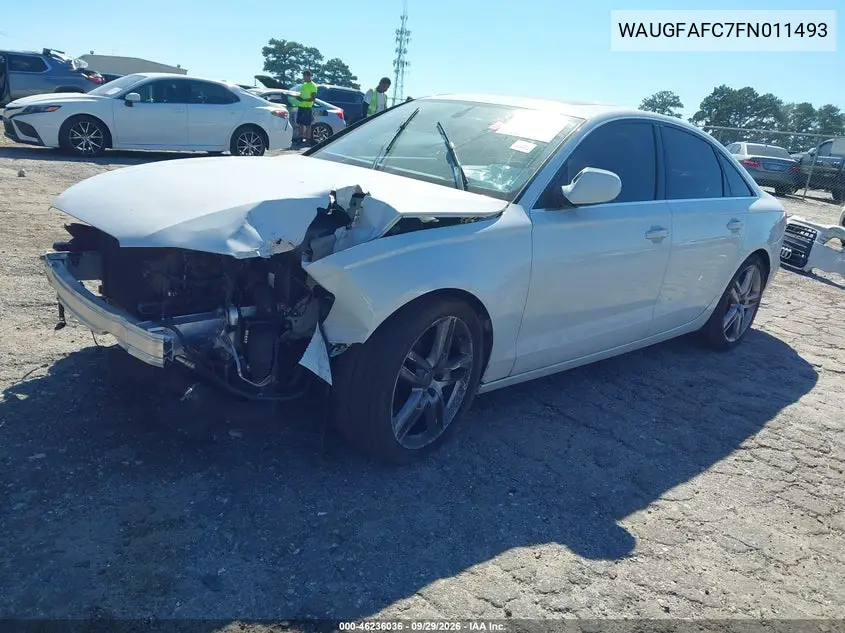 2015 AUDI A6 VIN WAUGFAFC7FN011493 — фото 2