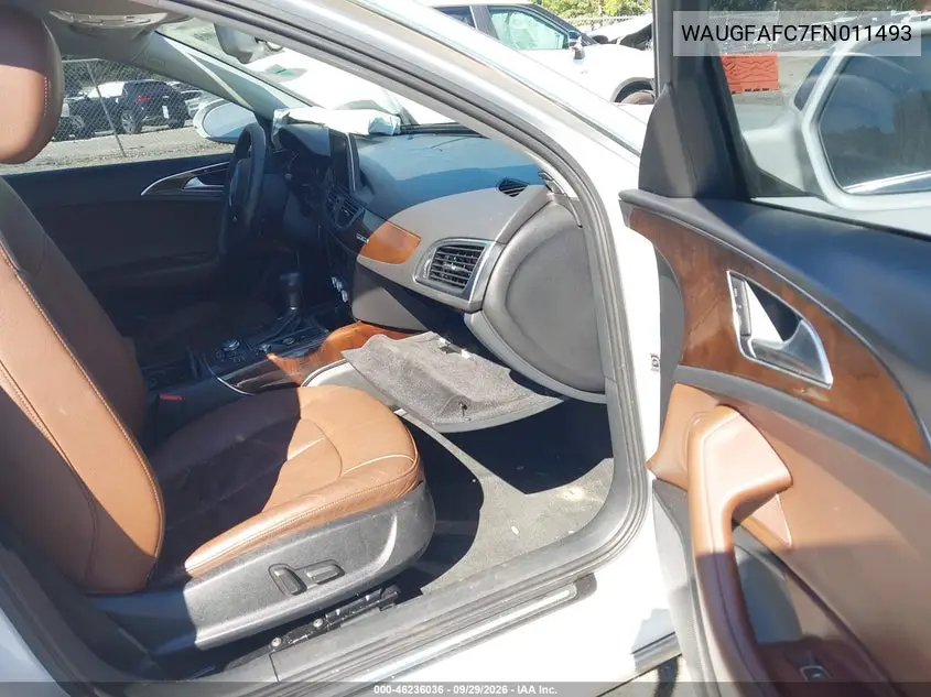 2015 AUDI A6 VIN WAUGFAFC7FN011493 — фото 5