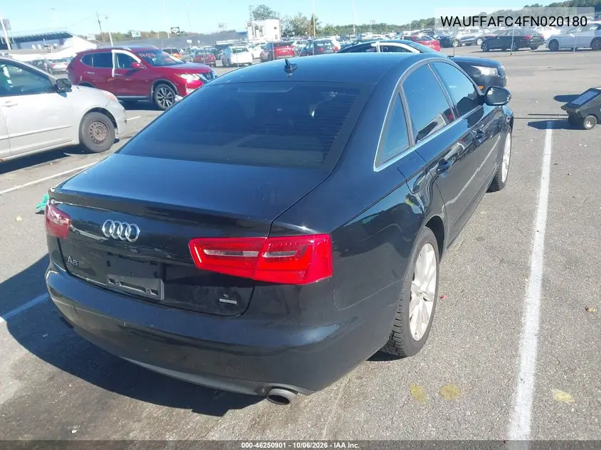 2015 AUDI A6 VIN WAUFFAFC4FN020180 — фото 4