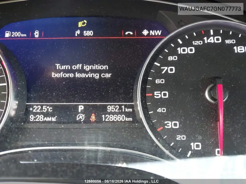 2016 AUDI A6 VIN WAUJGAFC7GN077773 — фото 16