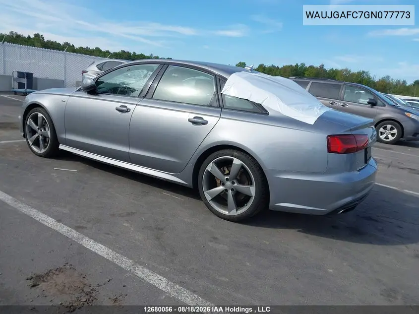 2016 AUDI A6 VIN WAUJGAFC7GN077773 — фото 3