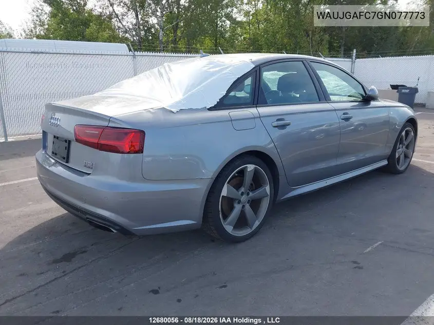2016 AUDI A6 VIN WAUJGAFC7GN077773 — фото 4