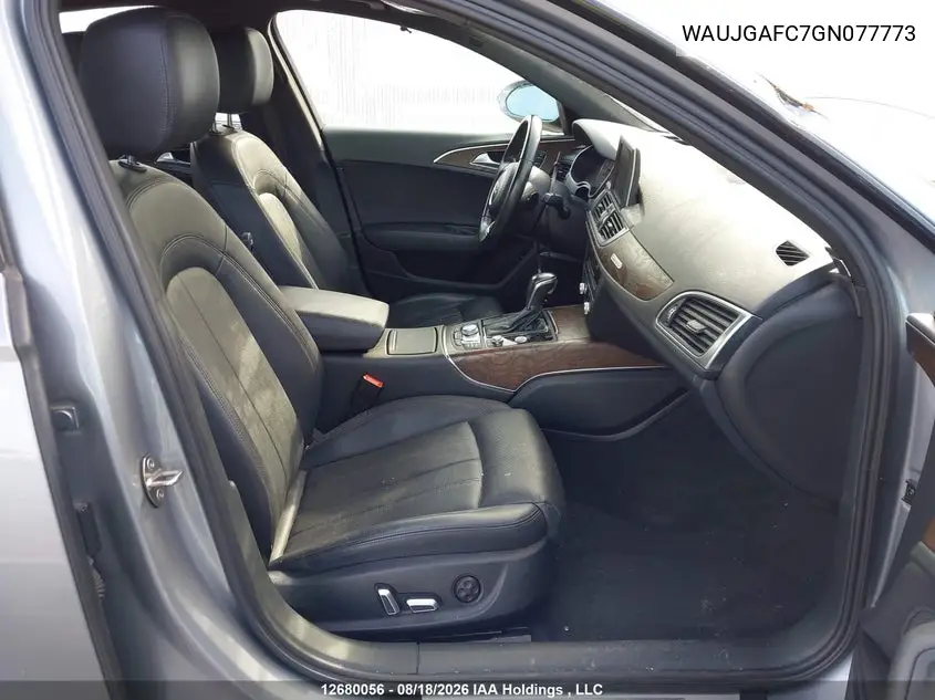 2016 AUDI A6 VIN WAUJGAFC7GN077773 — фото 5