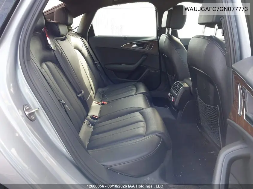 2016 AUDI A6 VIN WAUJGAFC7GN077773 — фото 8
