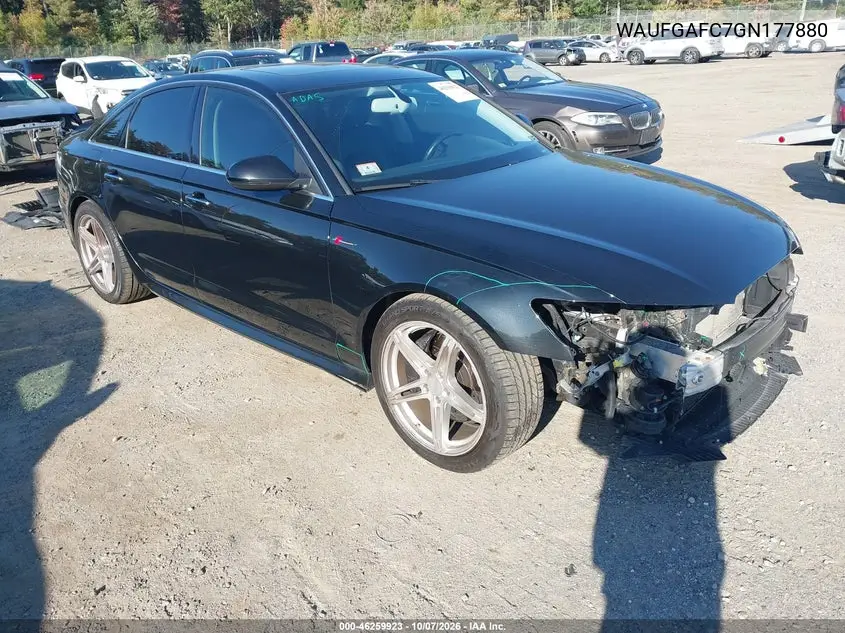 AUDI A6 2016, VIN WAUFGAFC7GN177880