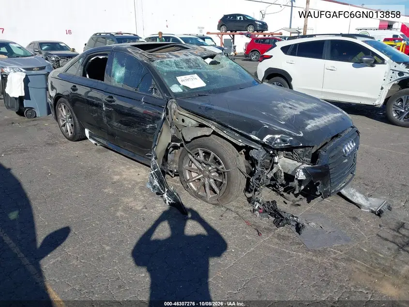 AUDI A6 2016, VIN WAUFGAFC6GN013858
