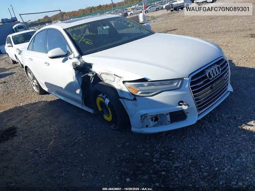 AUDI A6 2016, VIN WAUFGAFC7GN089301
