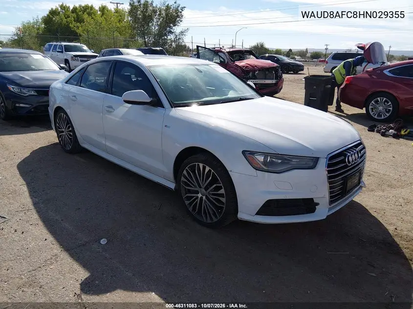 AUDI A6 2017, VIN WAUD8AFC8HN029355