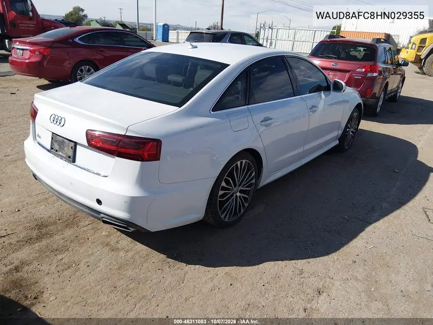 2017 AUDI A6 VIN WAUD8AFC8HN029355 — фото 4
