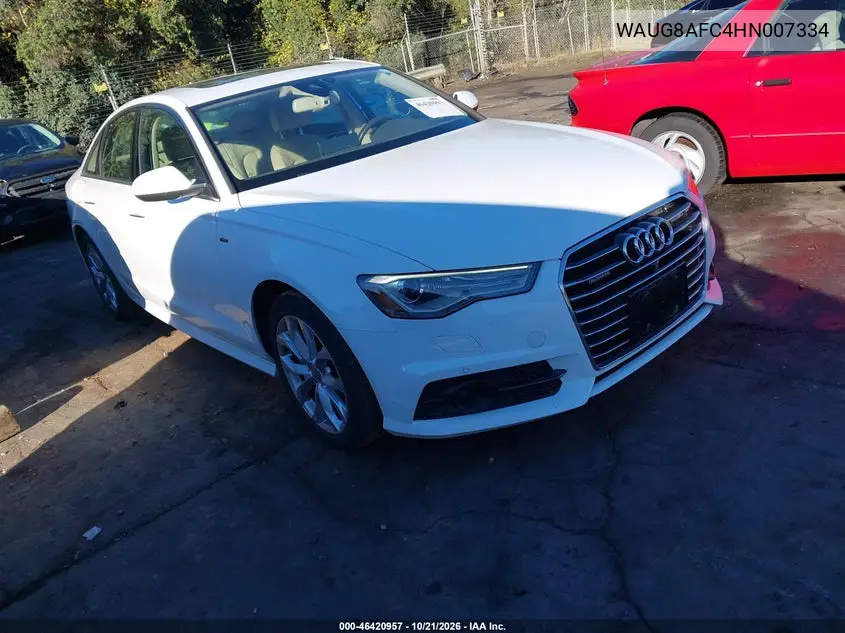AUDI A6 2017, VIN WAUG8AFC4HN007334