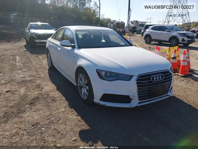 AUDI A6 2017, VIN WAUG8BFC2HN102027
