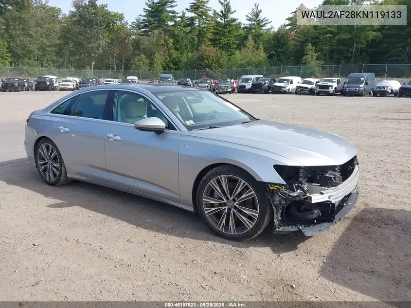 AUDI A6 2019, VIN WAUL2AF28KN119133