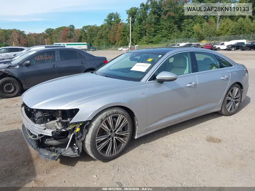 2019 AUDI A6 VIN WAUL2AF28KN119133 — фото 2