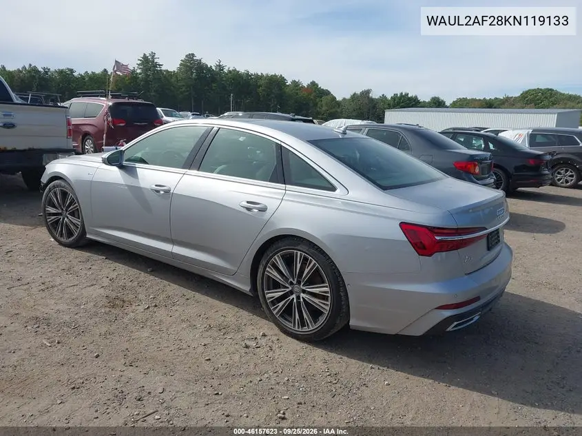 2019 AUDI A6 VIN WAUL2AF28KN119133 — фото 3
